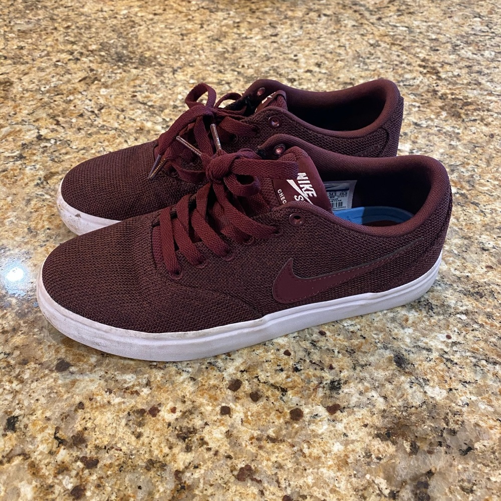Maroon Nike Sneakers